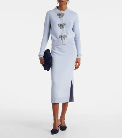 Carolina Herrera Embellished Wool And Cashmere Cardigan