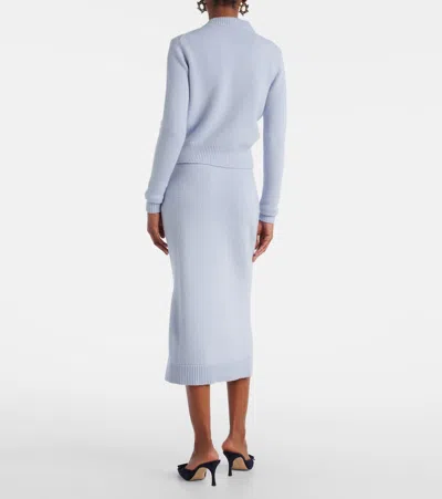 Carolina Herrera Embellished Wool And Cashmere Cardigan