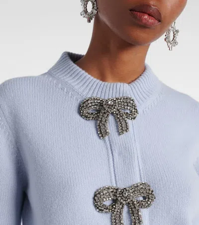 Carolina Herrera Embellished Wool And Cashmere Cardigan
