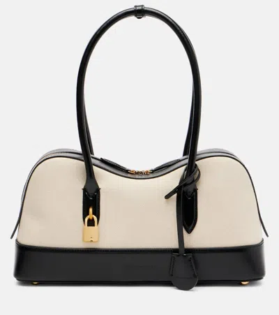 Stella Mccartney Borsa A Spalla Ryder In Tela Sabbia Donna In Black