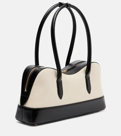 Stella Mccartney Borsa A Spalla Ryder In Tela Sabbia Donna In Black