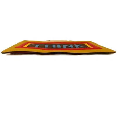 Pre-owned Fendi Yellow Clutch Bag ()