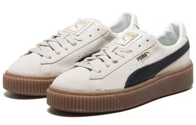Puma (wmns)  Suede Platform Core 'whisper White Black' In Multi