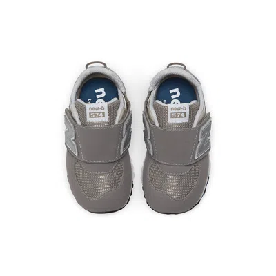 New Balance (td)  574 New-b Hook & Loop 'rain Cloud Silver Metallic' In Multi