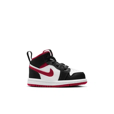 Air Jordan (td)  1 Mid 'black Gym Red' In Multi
