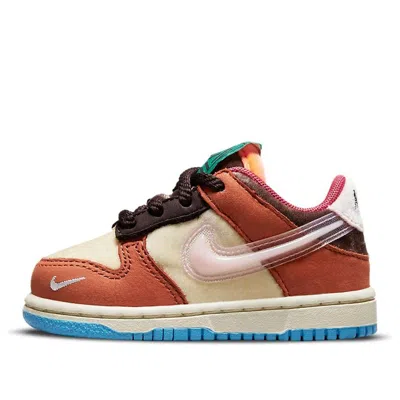 Nike (td)  X Social Status Dunk Low 'chocolate Milk' In Multi