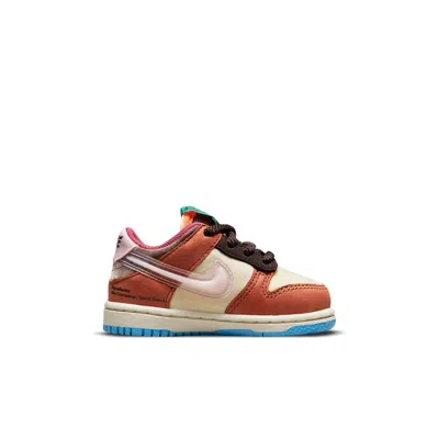 Nike (td)  X Social Status Dunk Low 'chocolate Milk' In Multi