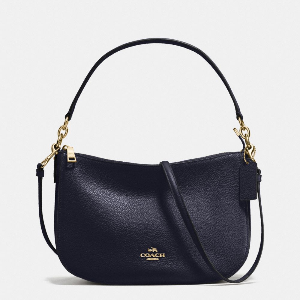 Coach Chelsea Pebble Leather Crossbody Bag In Blue ModeSens