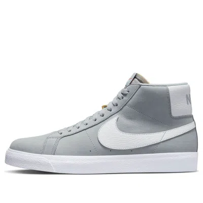 Nike Sb Blazer Mid Wolf Grey In Multi