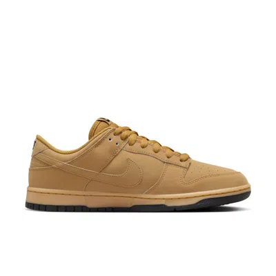 Nike Tan Dunk Low Retro Se Sneakers In Wheat/wheat/gum Yellow/black