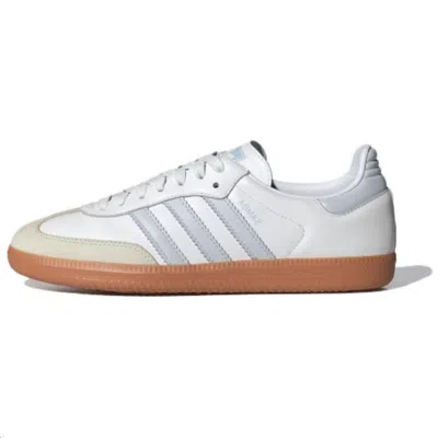 Adidas Originals Womens Adidas Samba Og Logo-print Leather And Suede Low-top Trainers In White