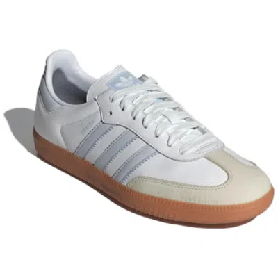 Adidas Originals Womens Adidas Samba Og Logo-print Leather And Suede Low-top Trainers In White