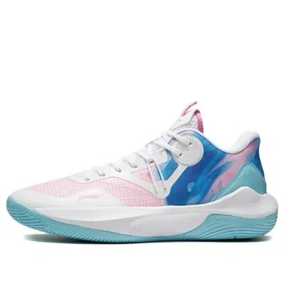 Li-ning Sonic 9 Team Low 'white Prism Pink' In Blue