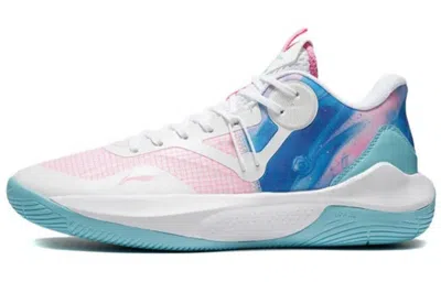 Li-ning Sonic 9 Team Low 'white Prism Pink' In Blue