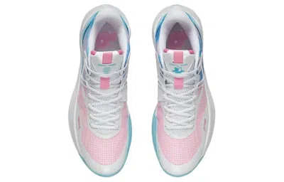 Li-ning Sonic 9 Team Low 'white Prism Pink' In Blue