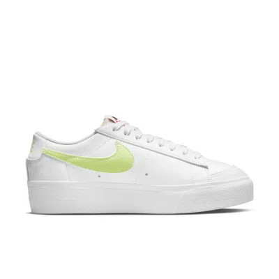 Nike (wmns)  Blazer Low Platform 'white Light Lemon Twist'