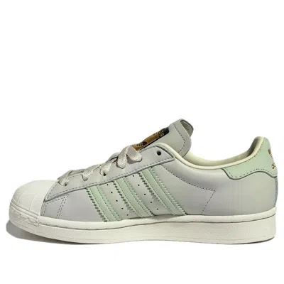 Adidas Originals (wmns)  Superstar 'light Green' In Metallic