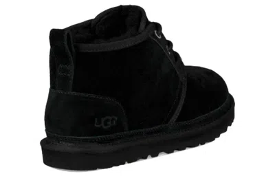Ugg Lace-up Ankle Boots With Suede Upper In Black