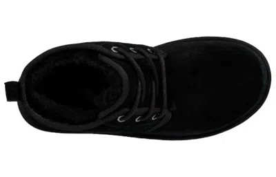 Ugg Lace-up Ankle Boots With Suede Upper In Black