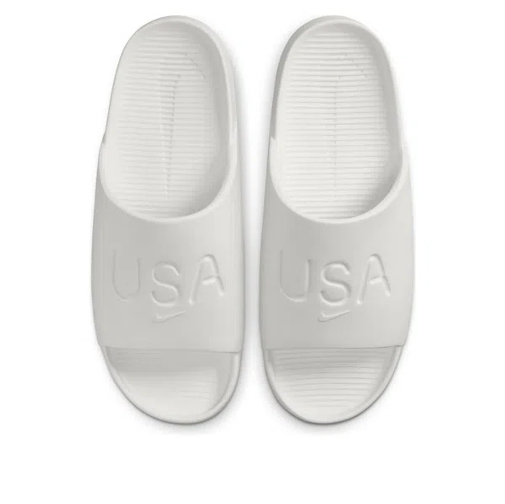 Nike Calm Embossed Slide In White | ModeSens display picture 3