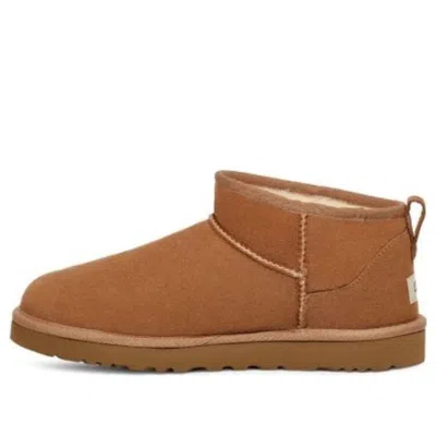Ugg Classic Ultra Mini Boots In Marrone