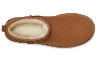 Ugg Classic Ultra Mini Boots In Marrone