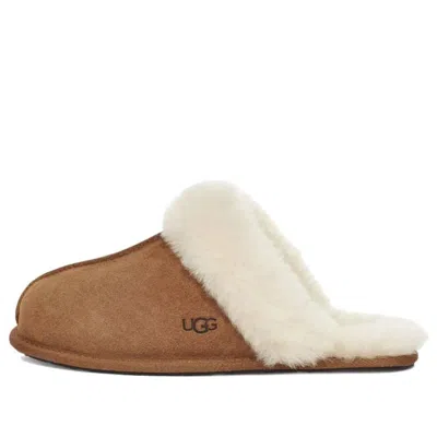 Ugg Scuffette Ii Slippers With Wool Lining Shoes In Brown