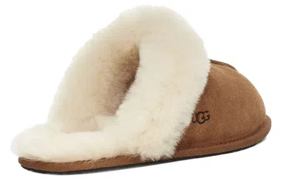 Ugg Scuffette Ii Slippers With Wool Lining Shoes In Brown