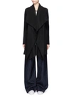 HARRIS WHARF LONDON Shawl collar cashmere blanket coat