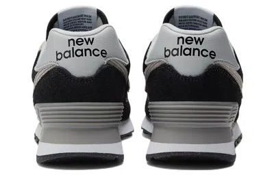 New Balance 574 Leather-trimmed Suede And Mesh Sneakers In Navy