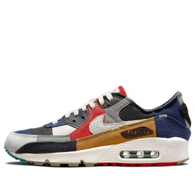Nike Air Max 90 Legacy Patchwork Canvas, Ripstop And Mesh Sneakers In Multi