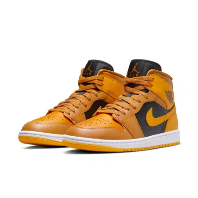 Air Jordan (wmns)  1 Mid 'chutney' In Yellow