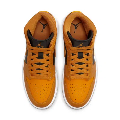 Air Jordan (wmns)  1 Mid 'chutney' In Yellow