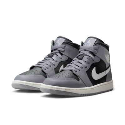 Air Jordan (wmns)  1 Mid 'cement Grey' In Gray