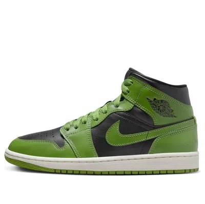 Air Jordan (wmns)  1 Mid 'altitude Green' In Pink