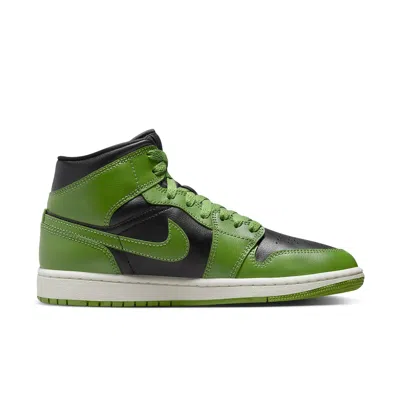 Air Jordan (wmns)  1 Mid 'altitude Green' In Pink