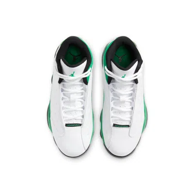 Air Jordan (ps)  13 Retro 'lucky Green' In White