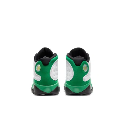 Air Jordan (ps)  13 Retro 'lucky Green' In White