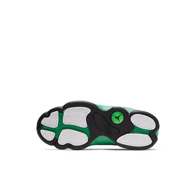 Air Jordan (ps)  13 Retro 'lucky Green' In White