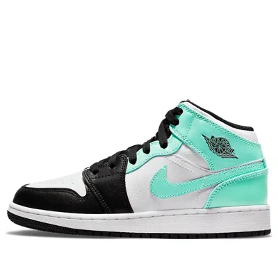 Air Jordan (gs)  1 Mid 'tropical Twist' In Black