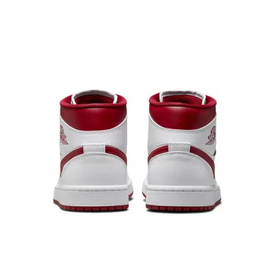 Air Jordan (wmns)  1 Mid 'white Pomegranate' In White
