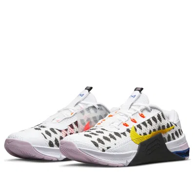 Nike (wmns)  Metcon 7 'polka White Yellow Strike 'white Black' In Multi