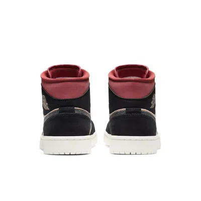 Air Jordan (wmns)  1 Mid 'canyon Rust' In Black