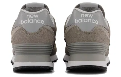 New Balance Womens 574 Logo-embossed Woven Low-top Trainers Grey White G In Grau
