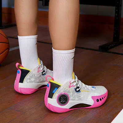 Li-ning Wade Shadow 3 On Court 'white Pink'