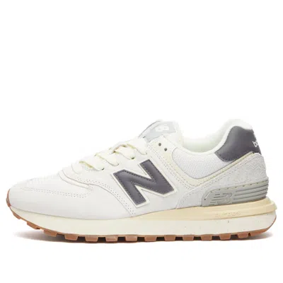 New Balance White Low Top Sneakers With Logo Patch