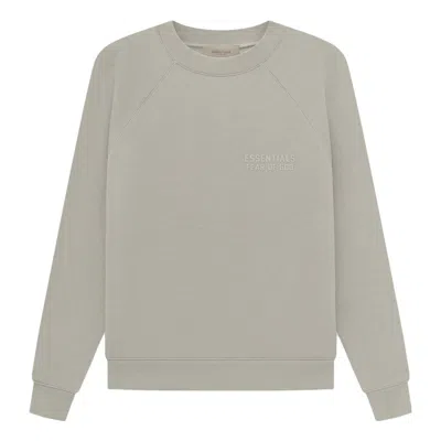 Essentials Fear Of God  Ss23  Ls Tee 'seal' In Green