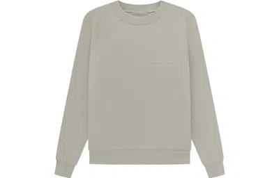 Essentials Fear Of God  Ss23  Ls Tee 'seal' In Green