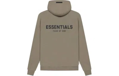 Essentials Fear Of God  Pullover Hoodie 'taupe' In Brown