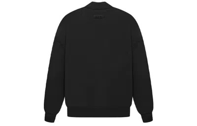 Essentials Fear Of God  Ss23 Crewneck 'jet Black' In Black